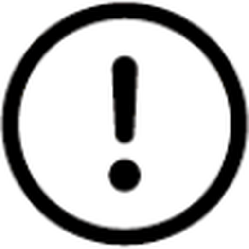 No more premiums icon - exclamation mark